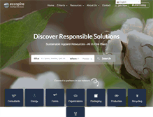 Tablet Screenshot of ecospire.com